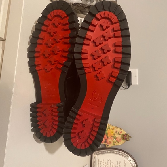 Christian Louboutin Spiked toe combat boots - Picture 7 of 7